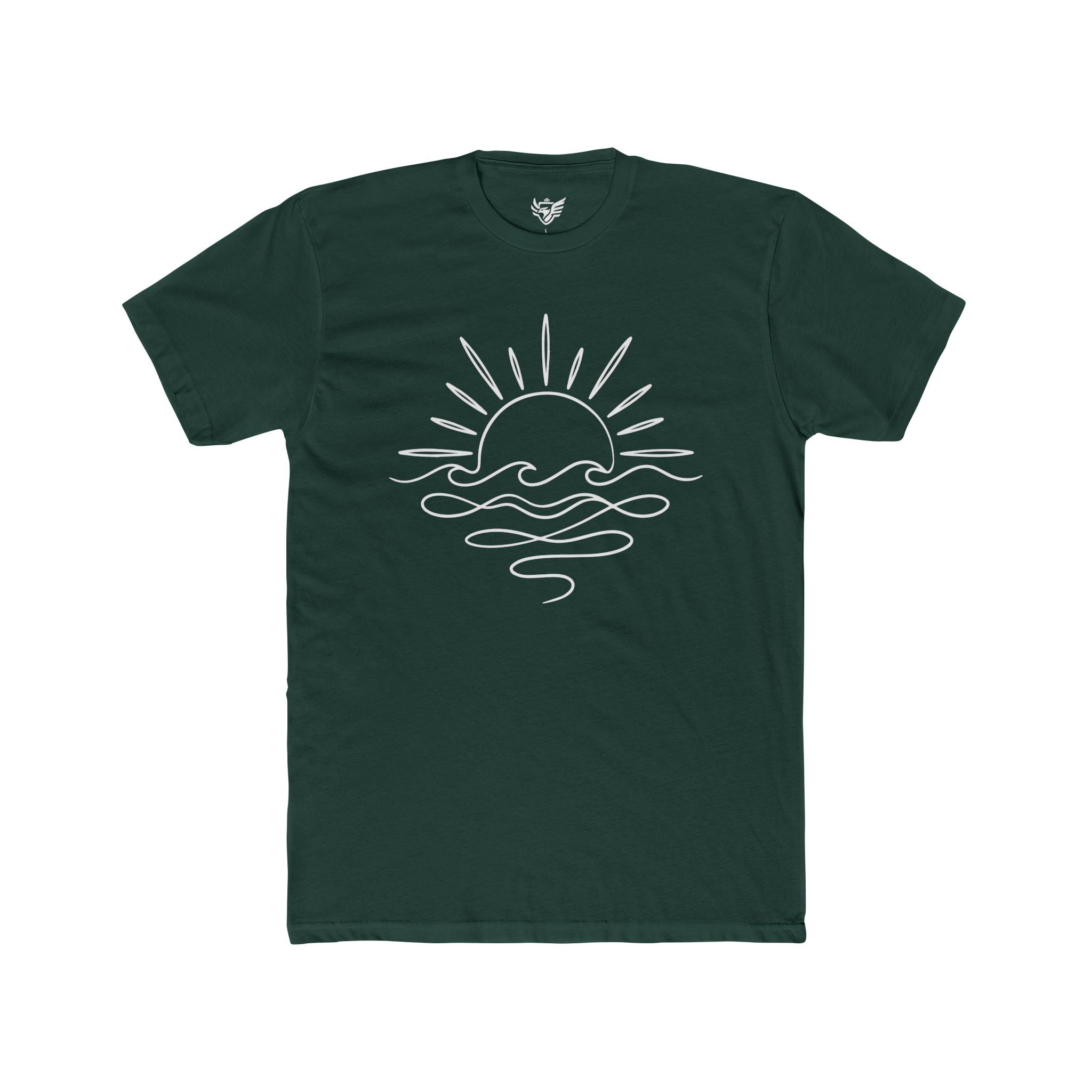 Sunny Sea Cotton Crew Tee