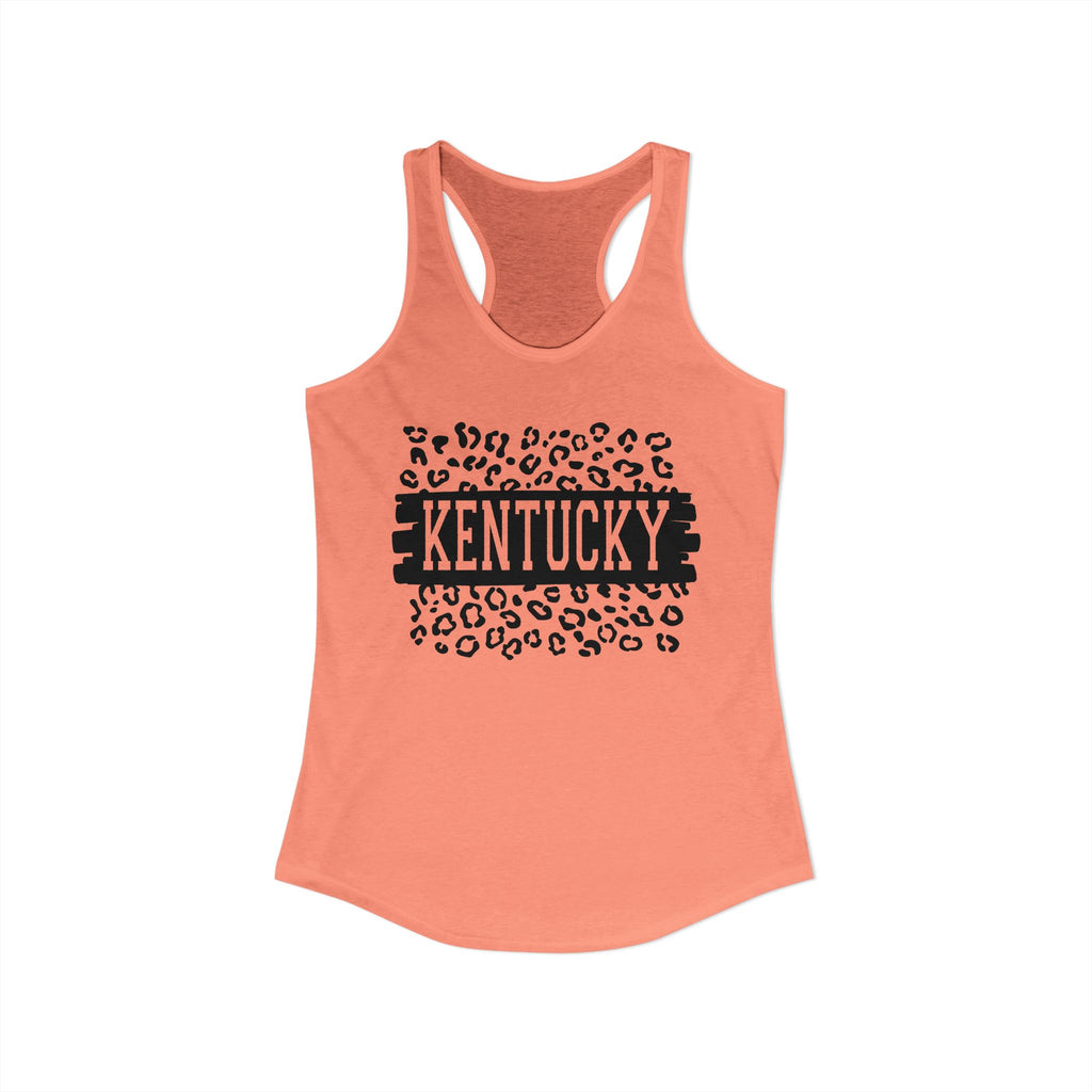 Women's KY Leopard Ideal Racerback Tank