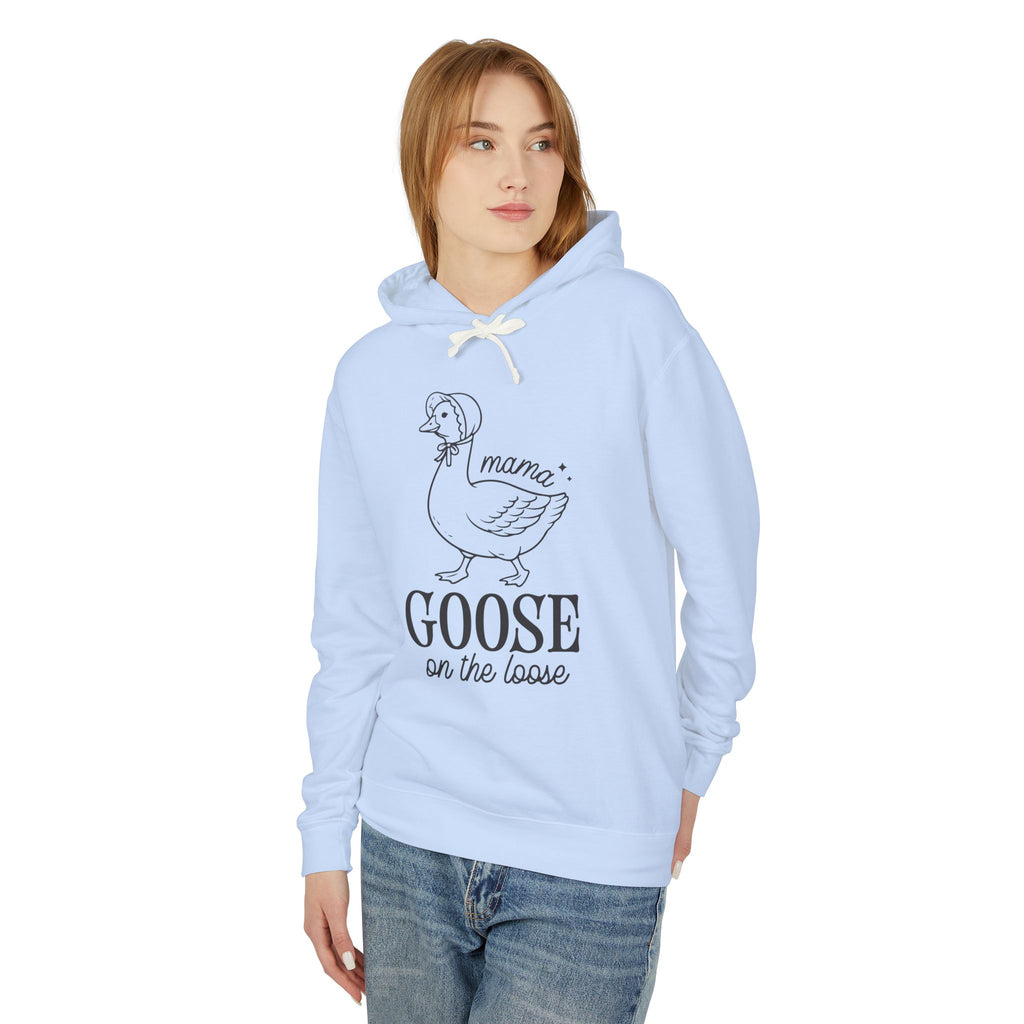 Mama Goose on the Loose Lightweight Hooded Sweatshirt