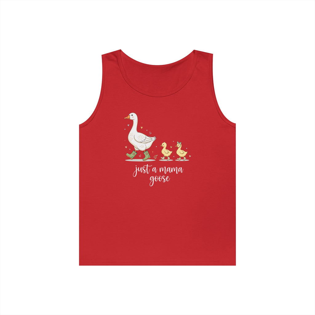 Just A Momma Goose Heavy Cotton Tank Top
