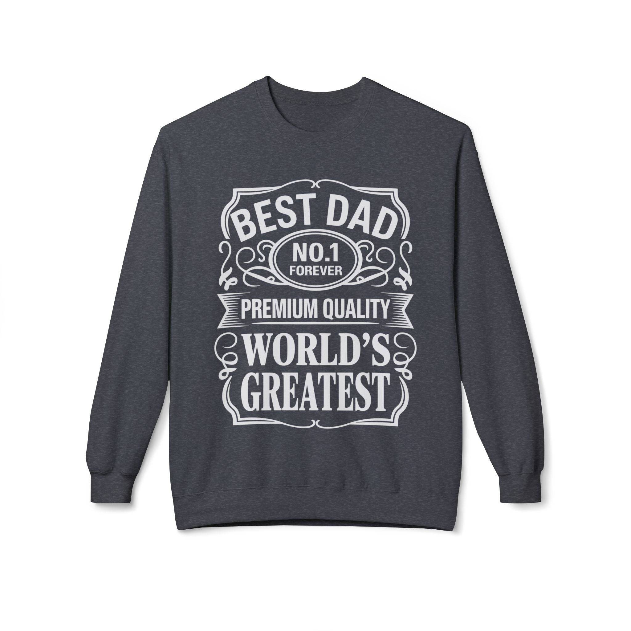 Bourbon Dad Midweight Softstyle Fleece Crewneck Sweatshirt