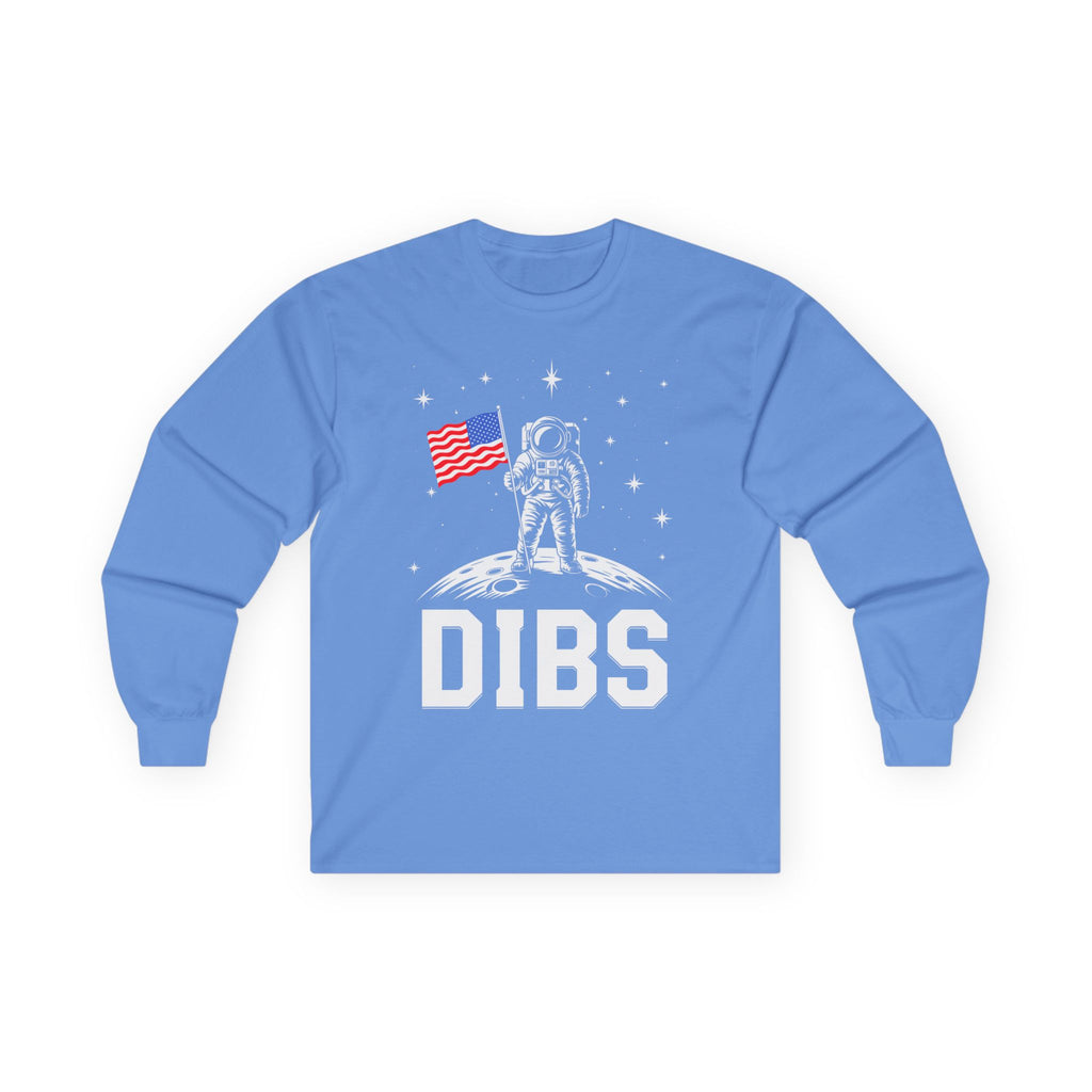 DIBS on the Moon Cotton Long Sleeve Tee