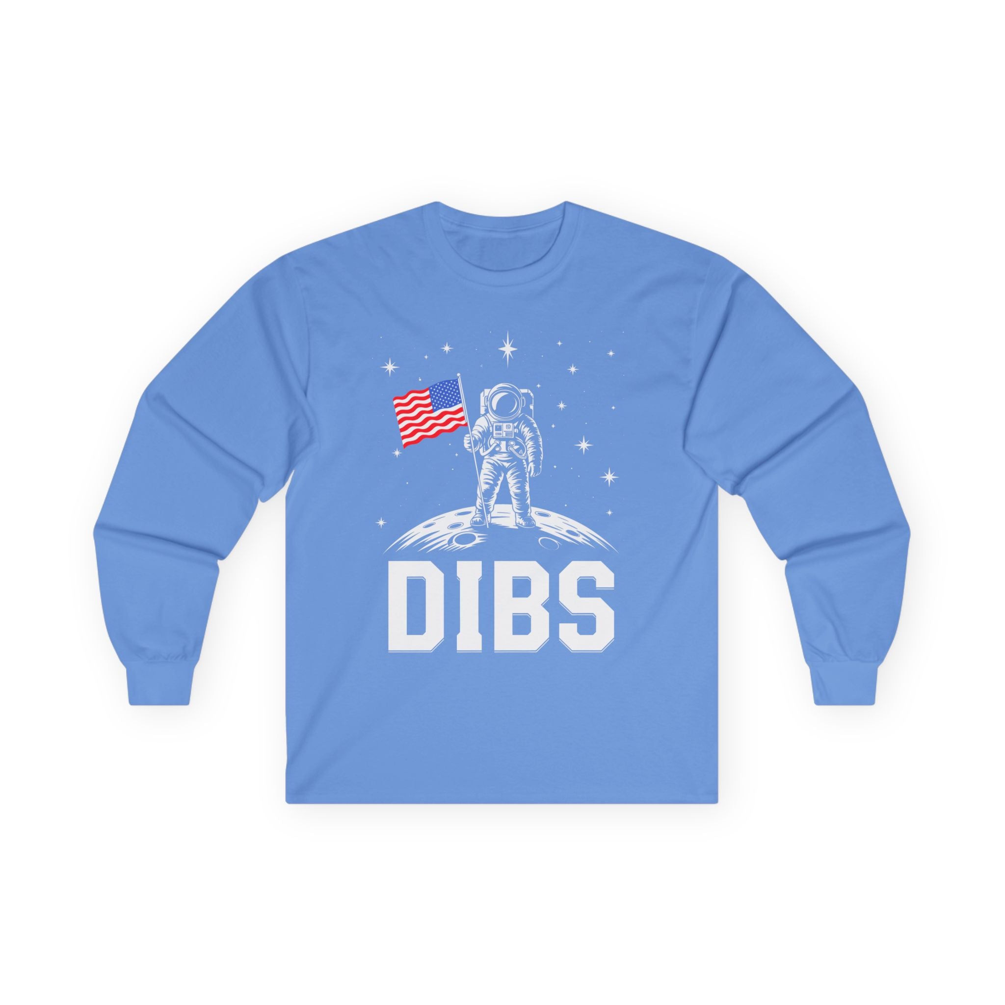 DIBS on the Moon Cotton Long Sleeve Tee