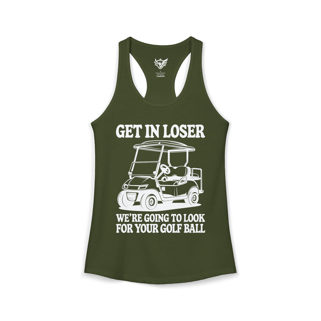 Get In Loser Ideal Racerback Tank