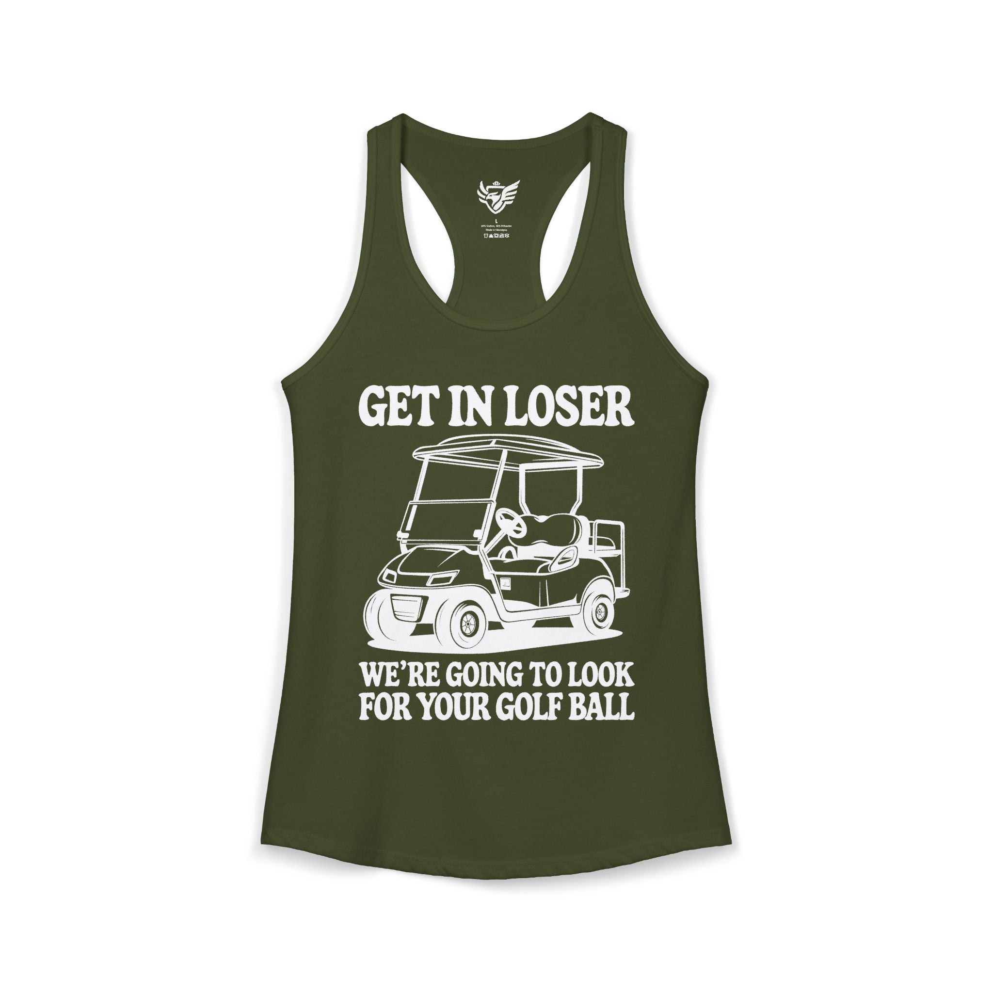 Get In Loser Ideal Racerback Tank
