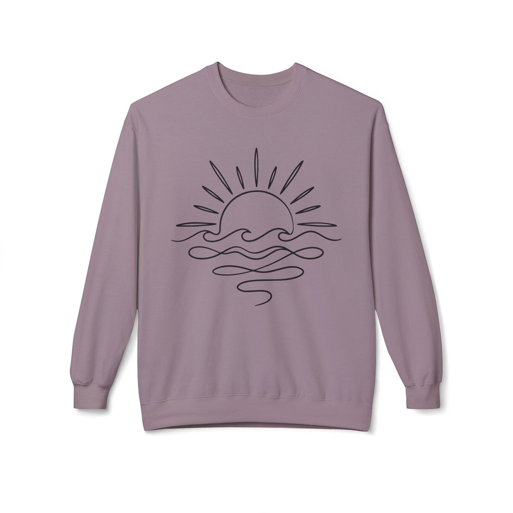 Sunny Sea Midweight Softstyle Fleece Crewneck Sweatshirt