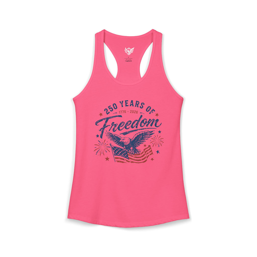250 Years of Freedom Ideal Racerback Tank