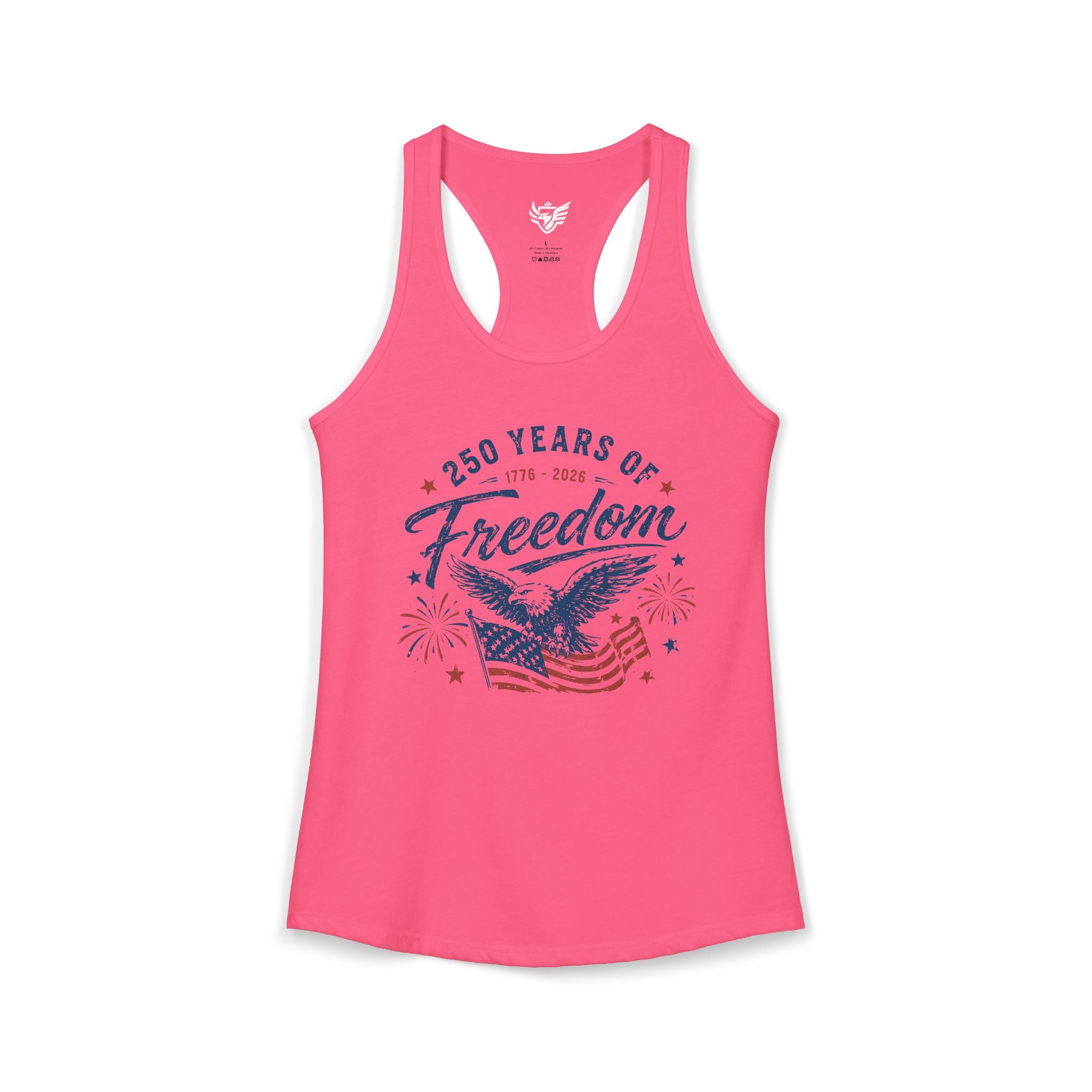 250 Years of Freedom Ideal Racerback Tank