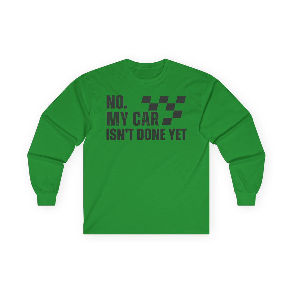 Unfinished Cotton Long Sleeve Tee