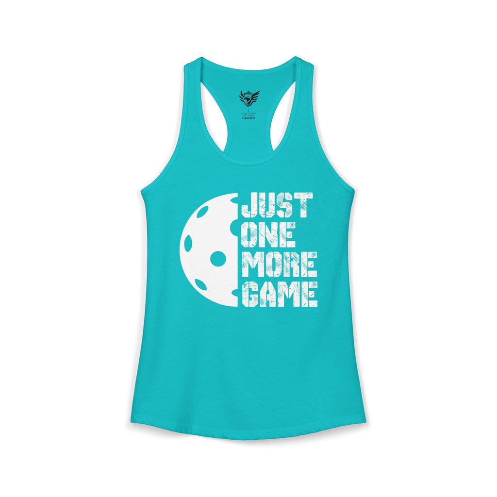 Just One More Game Ideal Racerback Tank