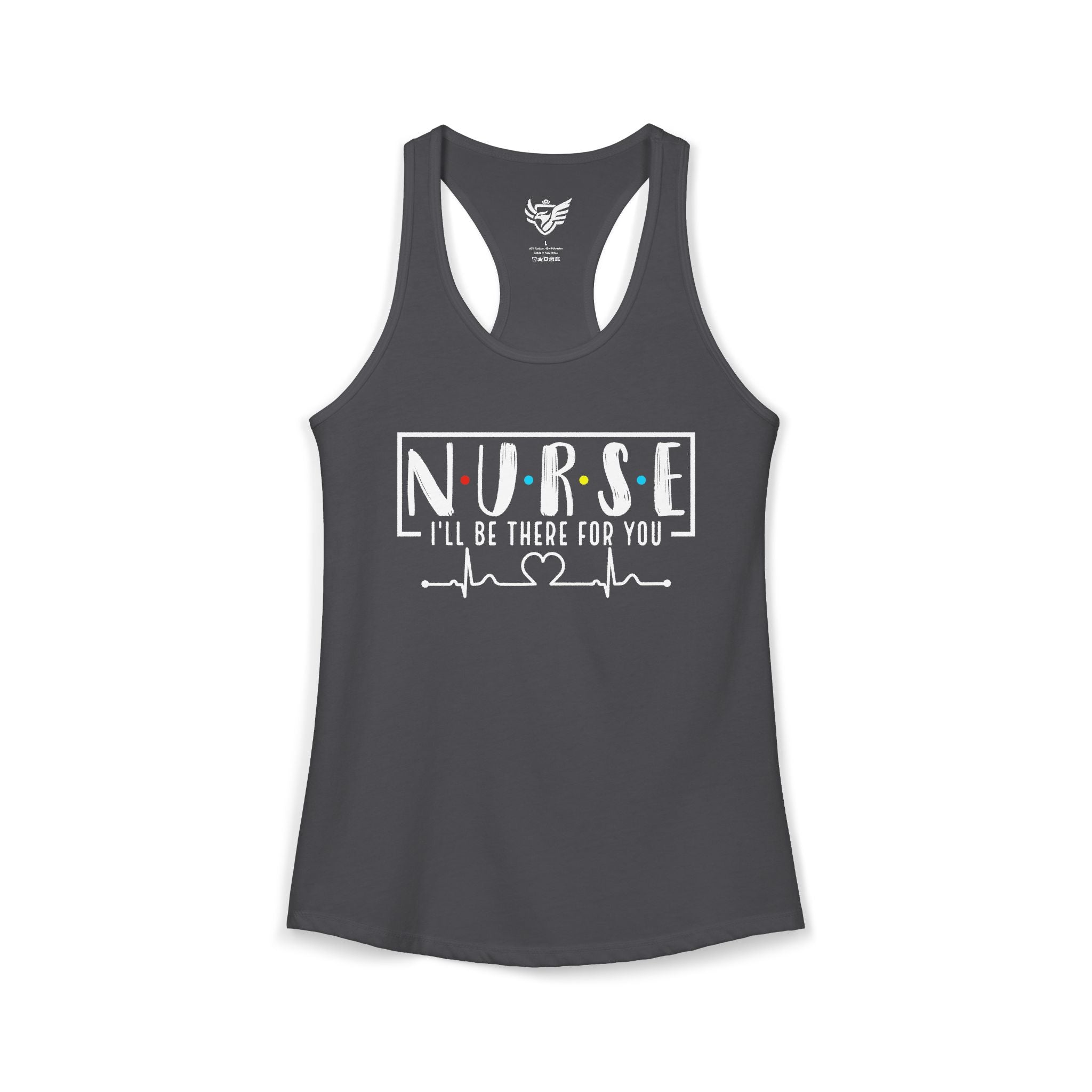 Friend's Theme Nurse Ideal Racerback Tank