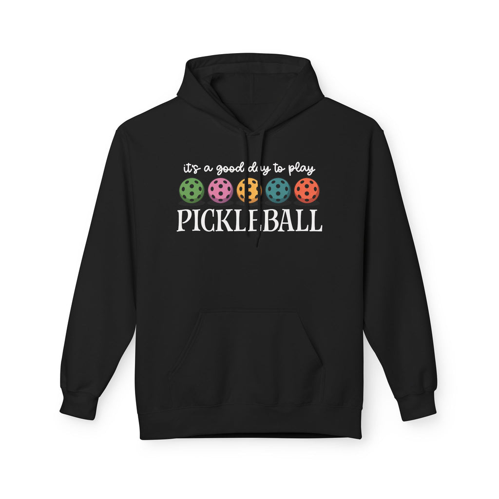 Good Day Pickleball Midweight Softstyle Fleece Hoodie