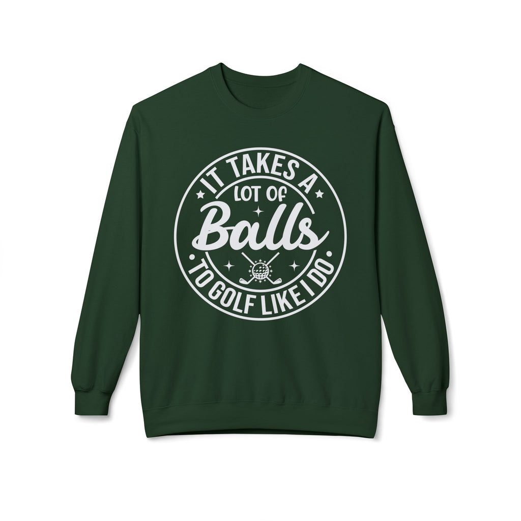 Golf Like I Do Midweight Softstyle Fleece Crewneck Sweatshirt