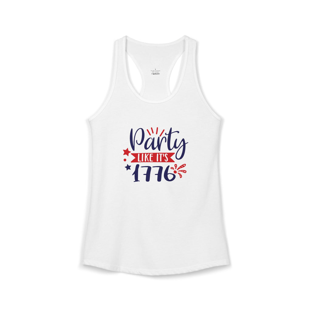 Party Like It's 1776 Ideal Racerback Tank