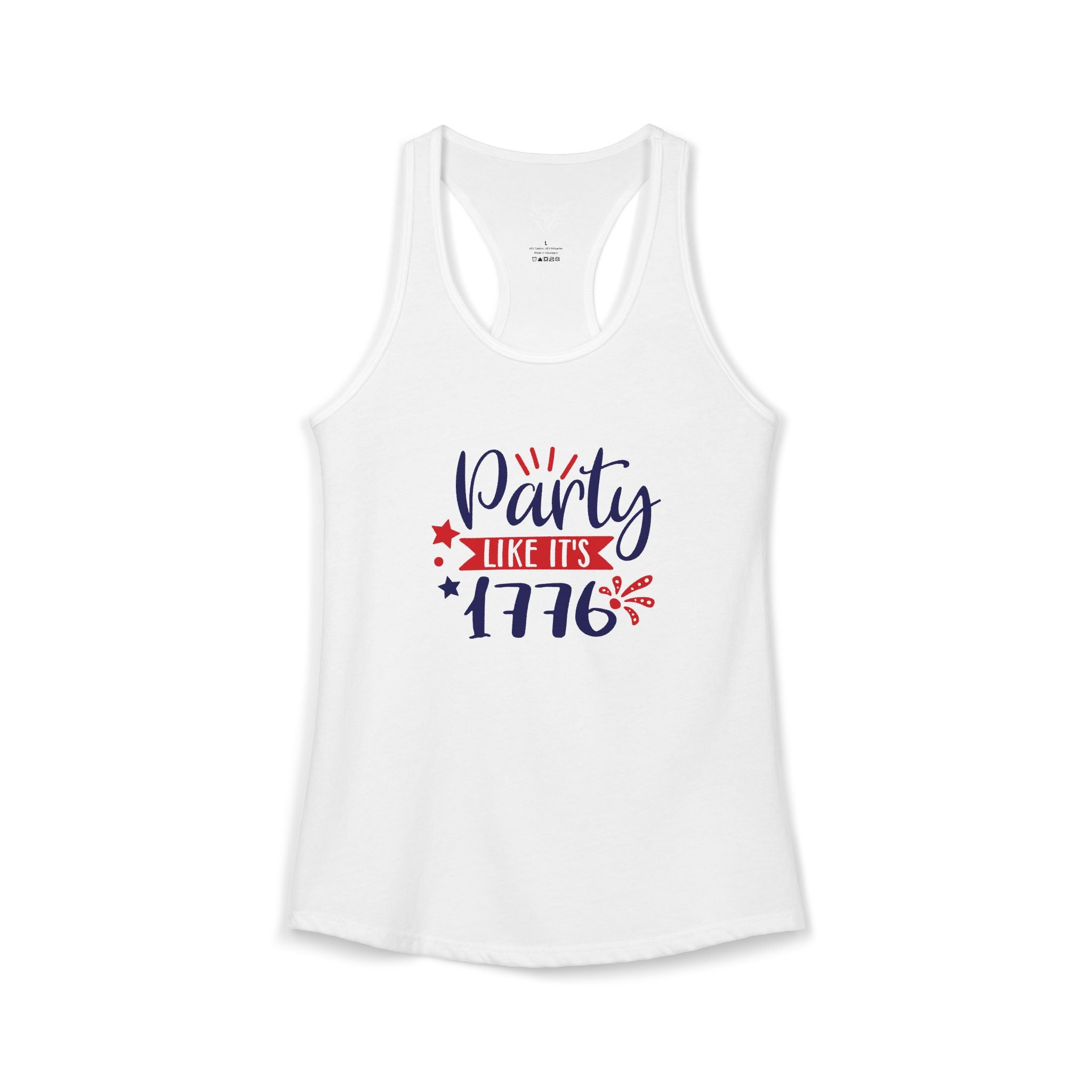 Party Like It's 1776 Ideal Racerback Tank