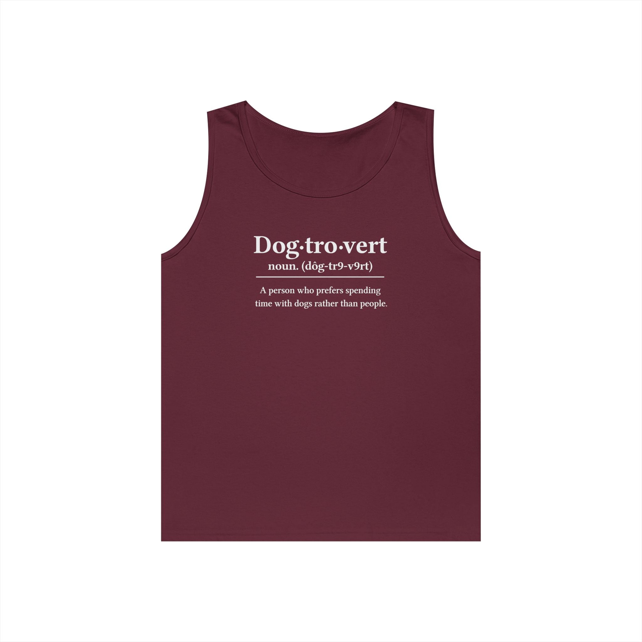 Dog-Tro-Vert Heavy Cotton Tank Top