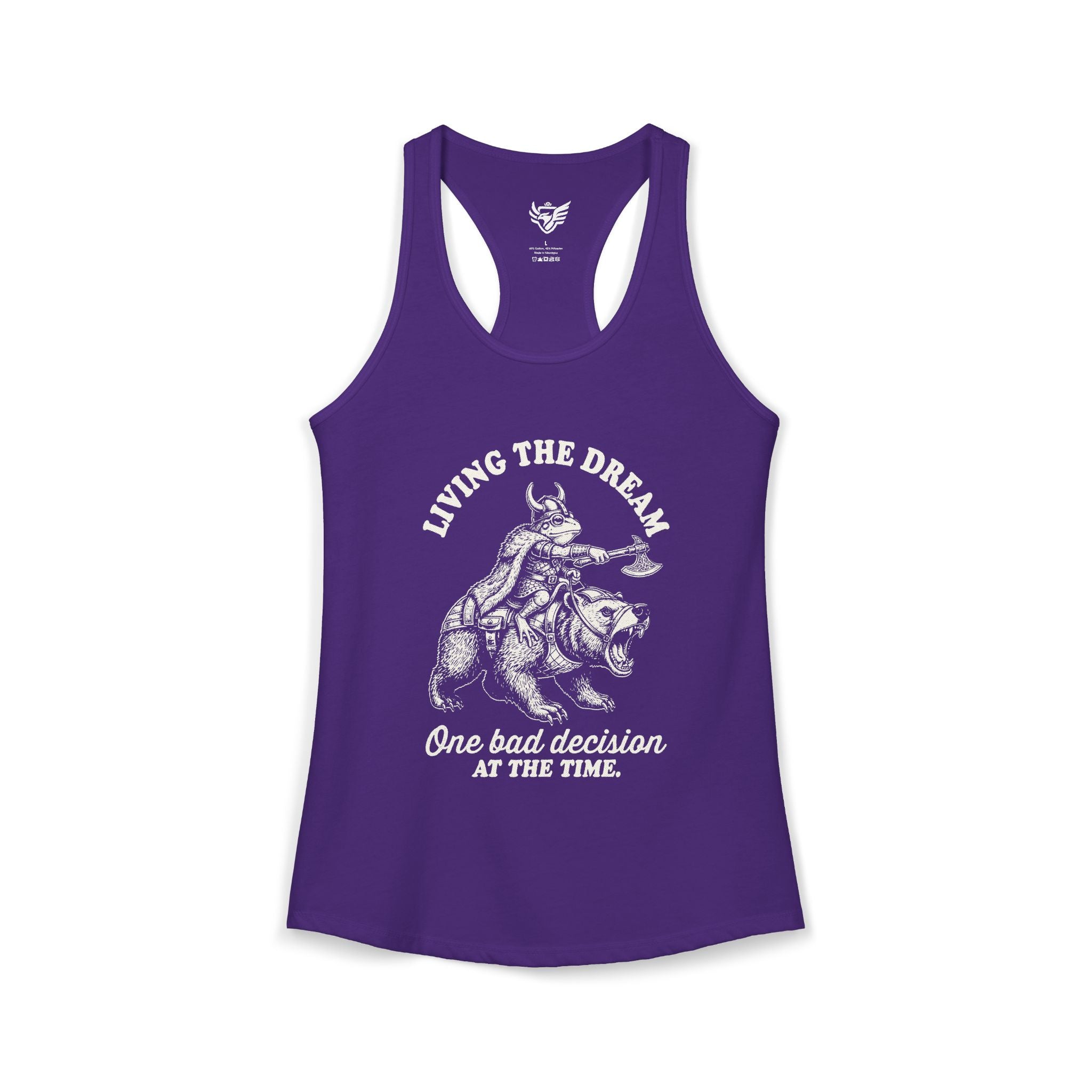 Living The Dream Ideal Racerback Tank