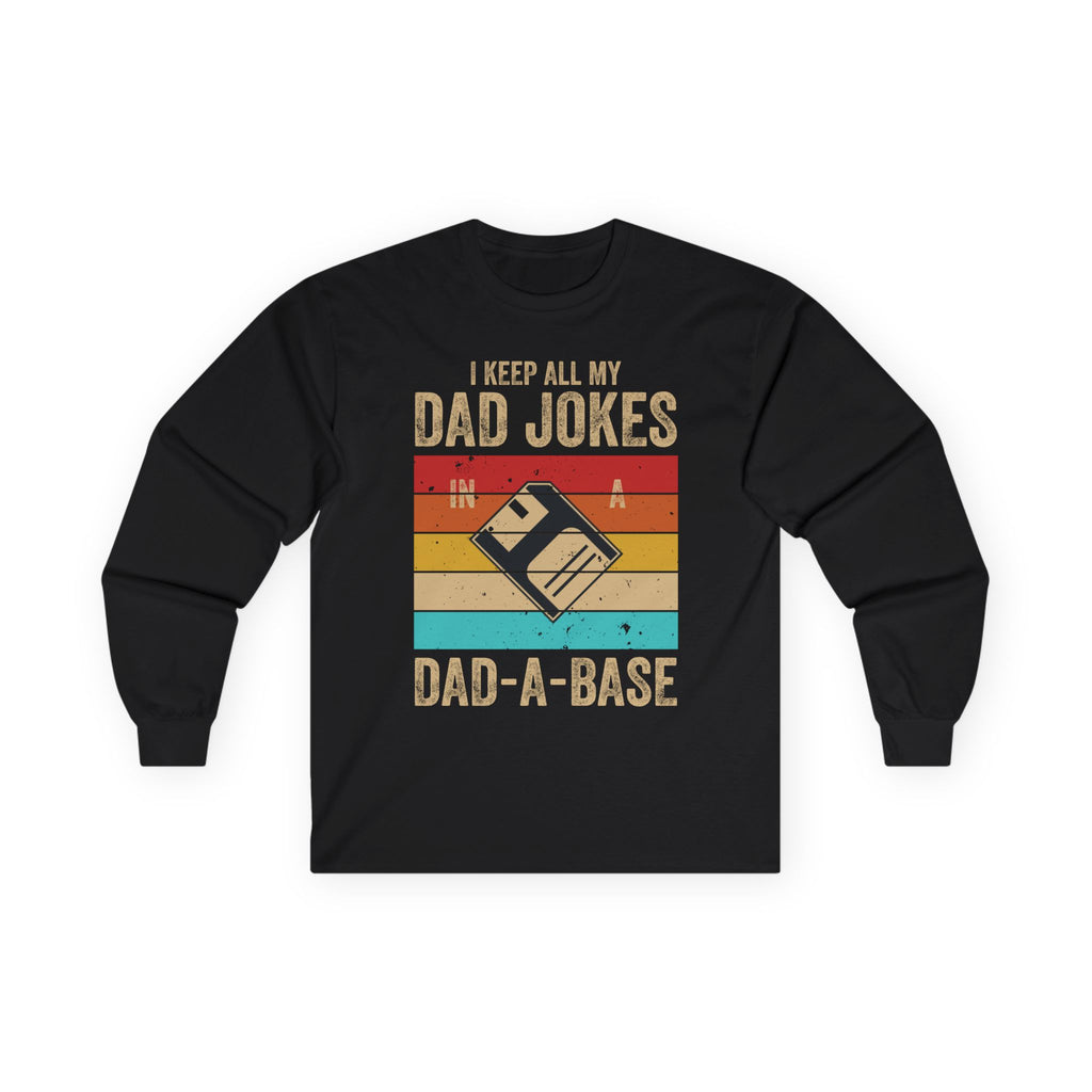 Dad-A-Base Cotton Long Sleeve Tee