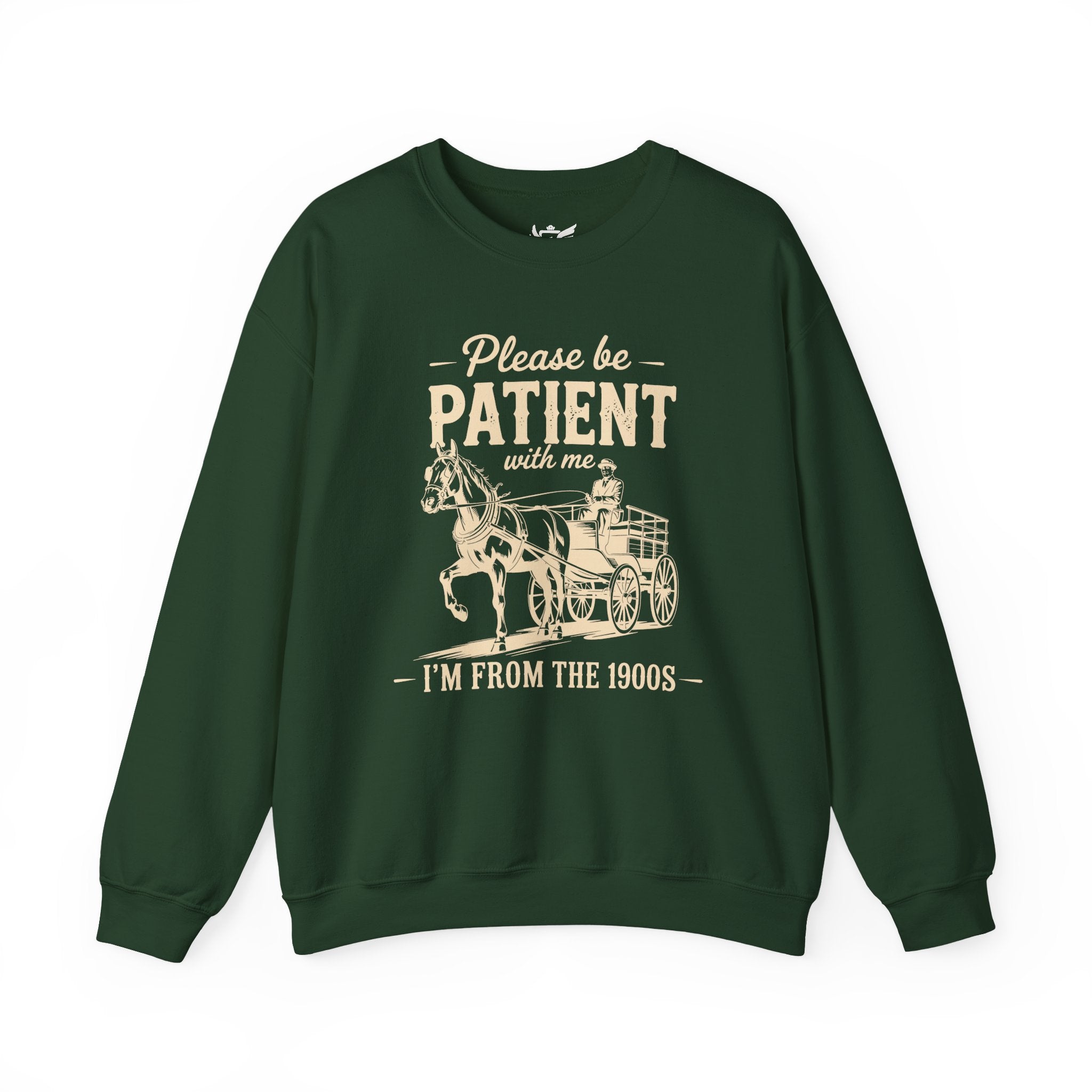 Please Be Patient With Me I'm From the 1900s Heavy Blend™ Crewneck Sweatshirt