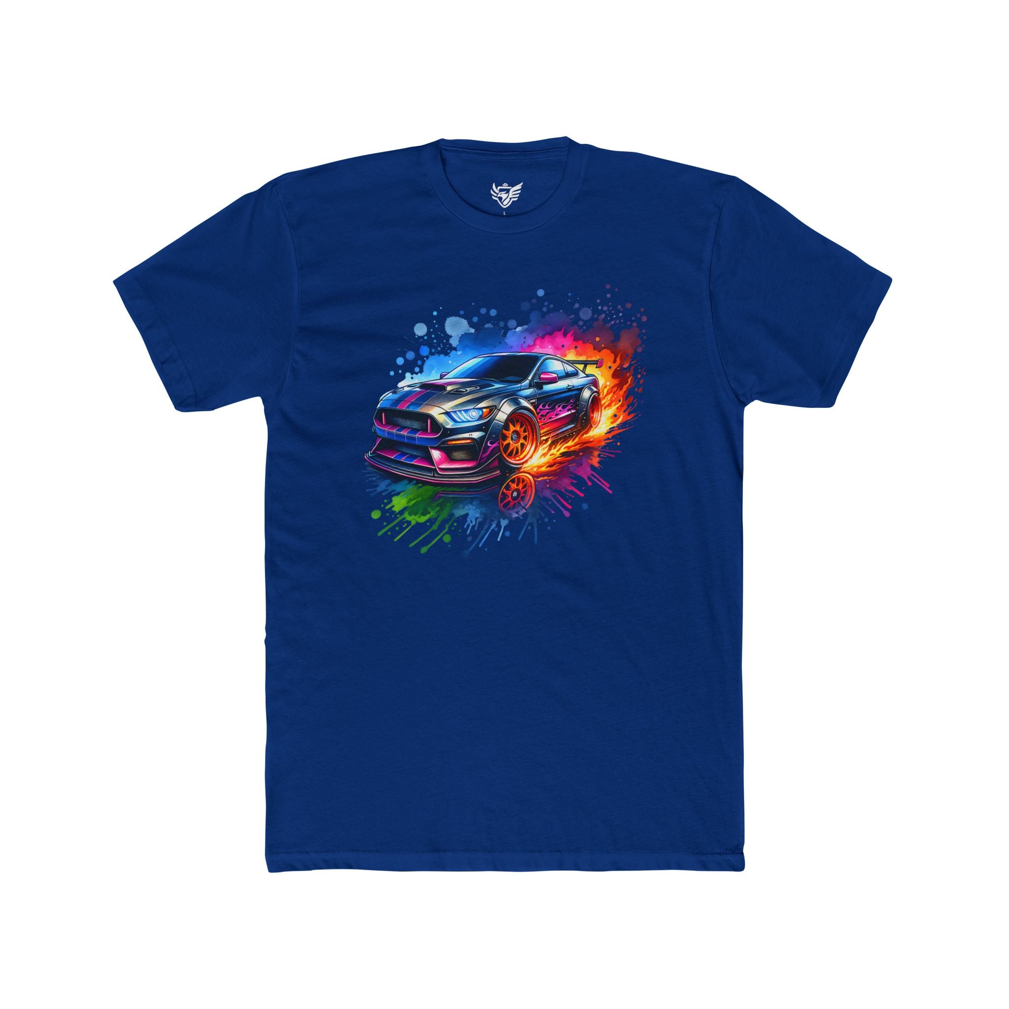 Colorblast Vroom Cotton Crew Tee