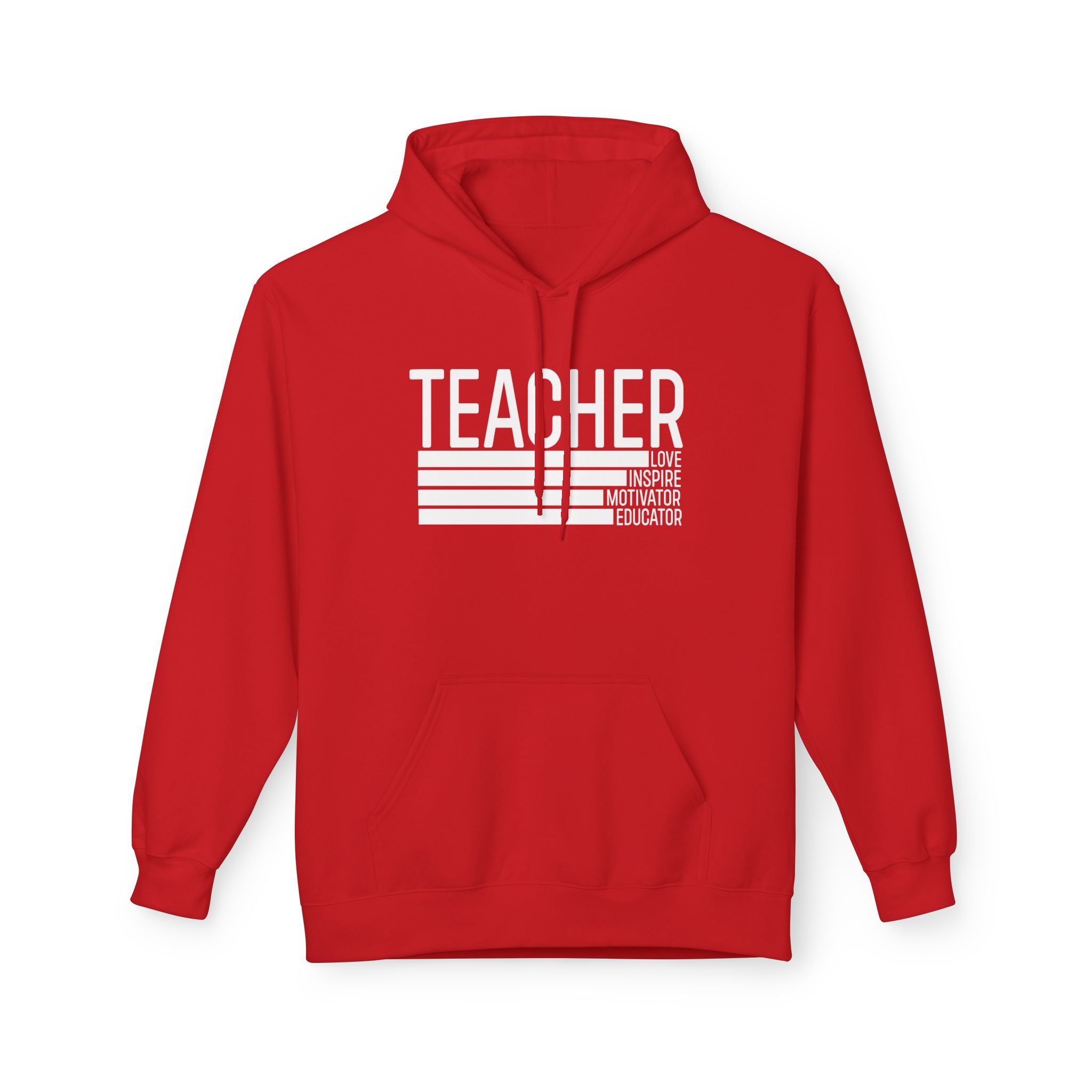 Teacher Midweight Softstyle Fleece Hoodie