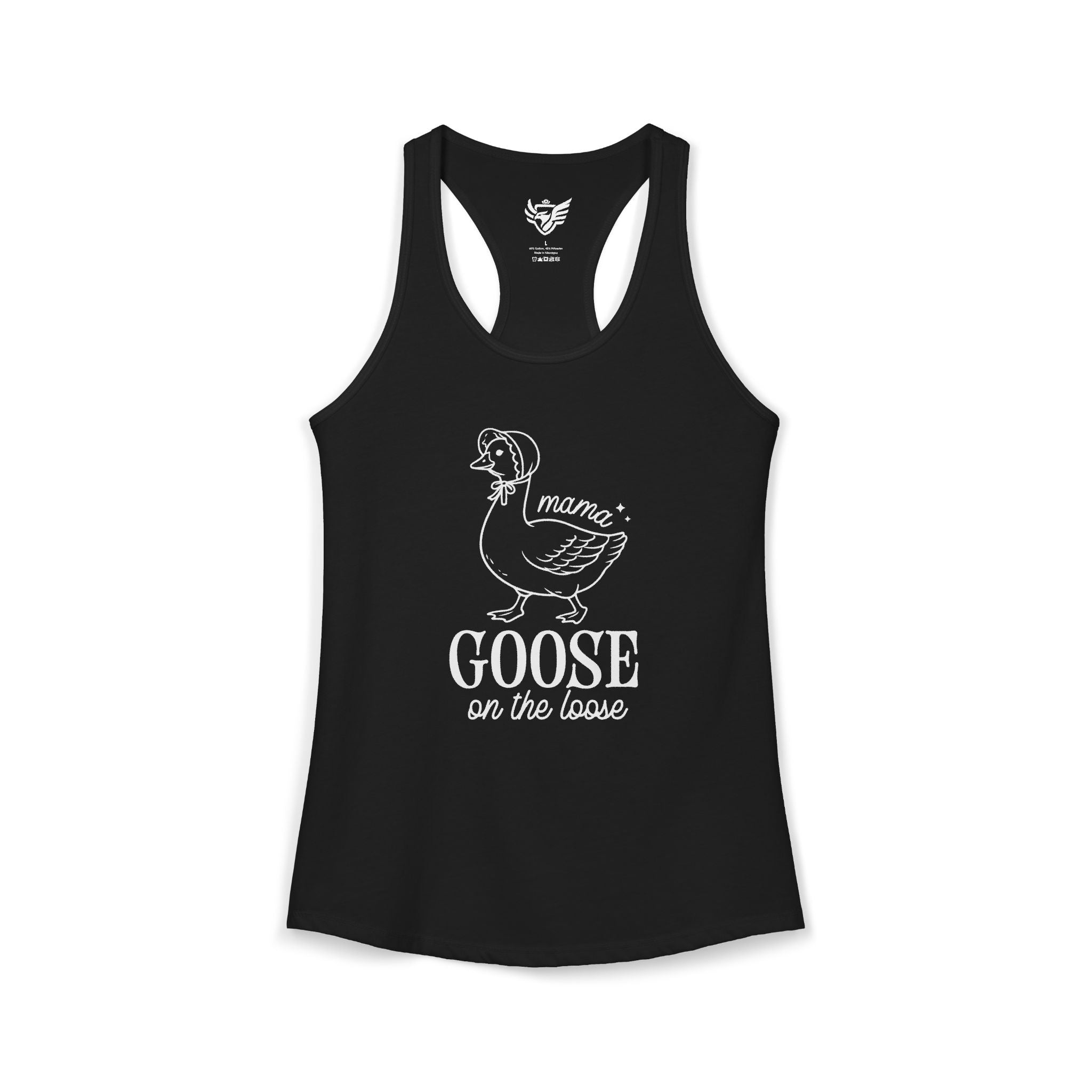 Mama Goose on the Loose Ideal Racerback Tank