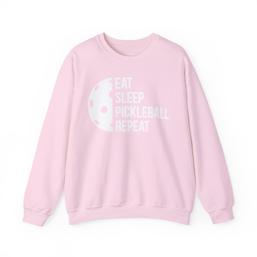 Eat Sleep Pickleball Repeat Heavy Blend™ Crewneck Sweatshirt