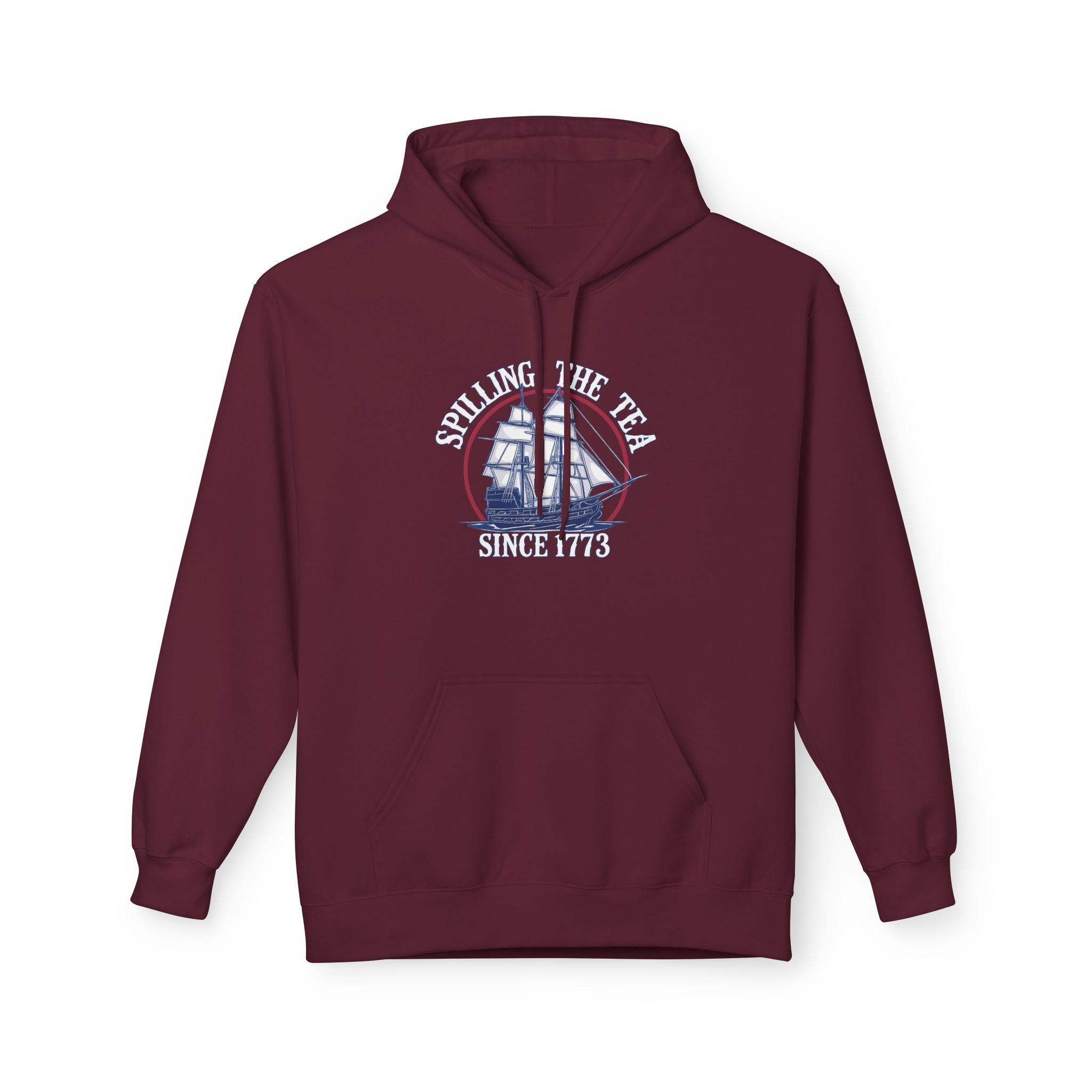 Spilling The Tea Midweight Softstyle Fleece Hoodie