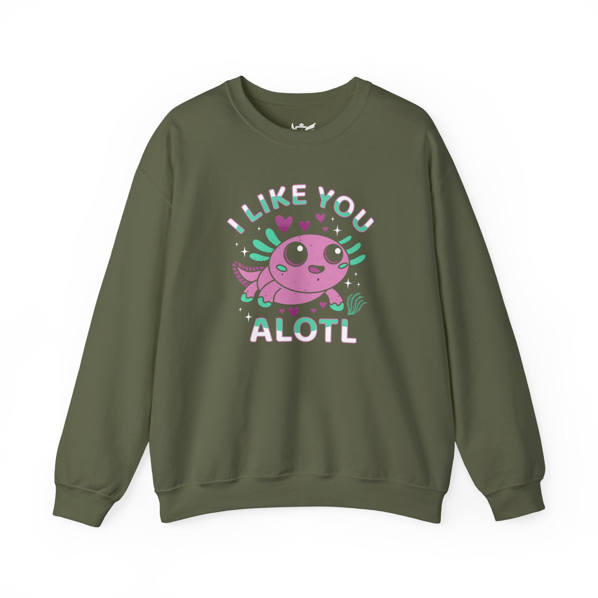 I Like You Alotl Heavy Blend™ Crewneck Sweatshirt