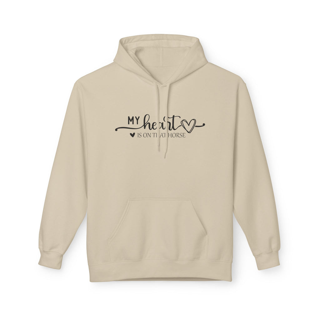 Heart on Horse Midweight Softstyle Fleece Hoodie