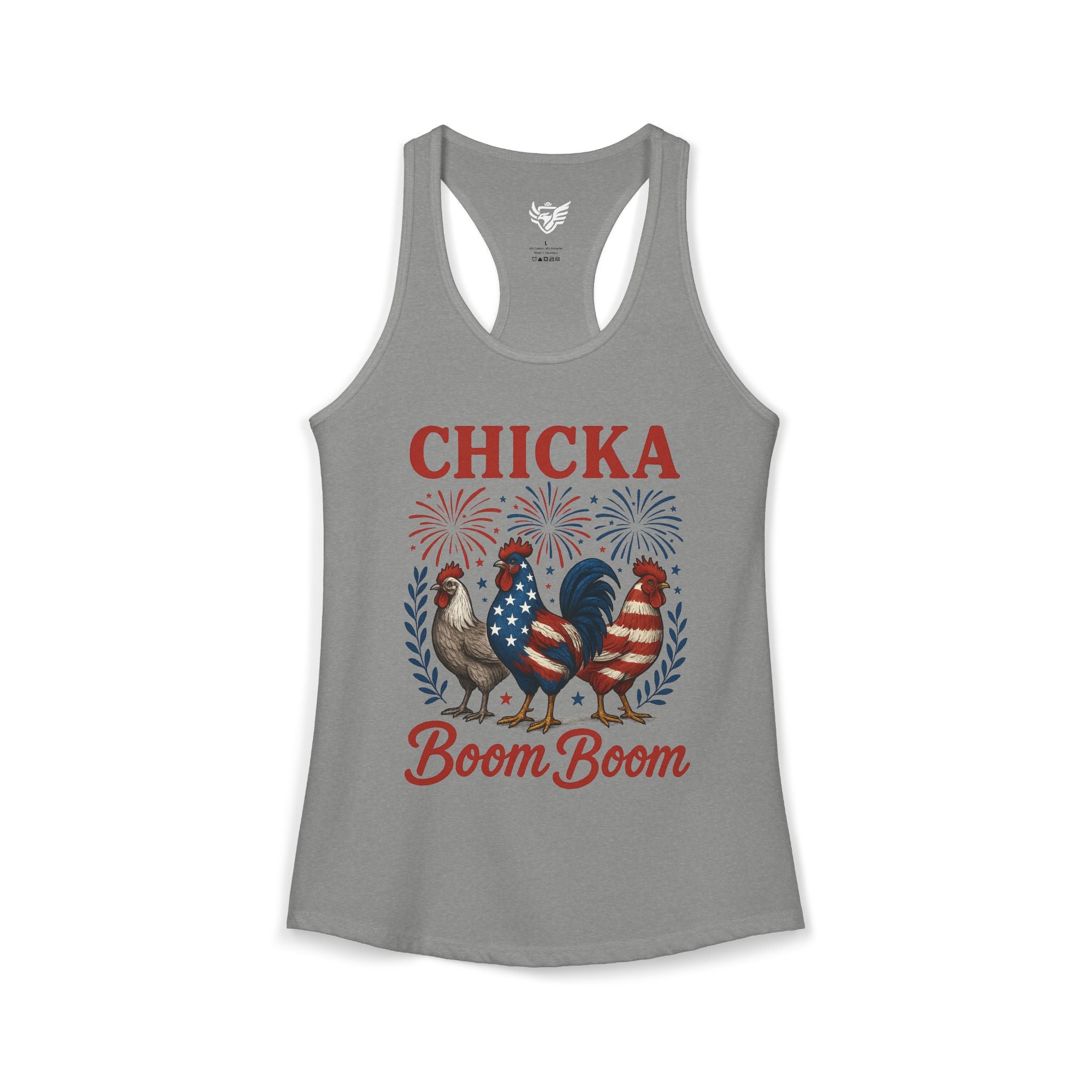 Chicka Boom Boom Ideal Racerback Tank