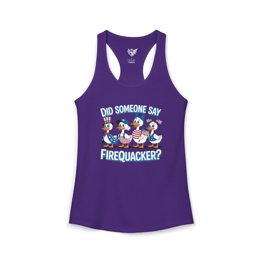 Firequackers Ideal Racerback Tank