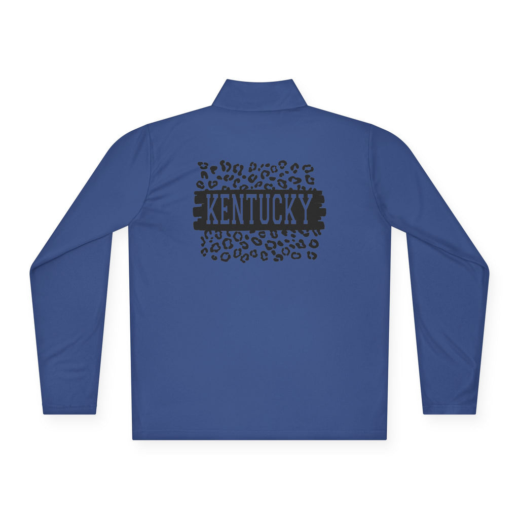 KY Leopard Unisex Quarter-Zip Pullover