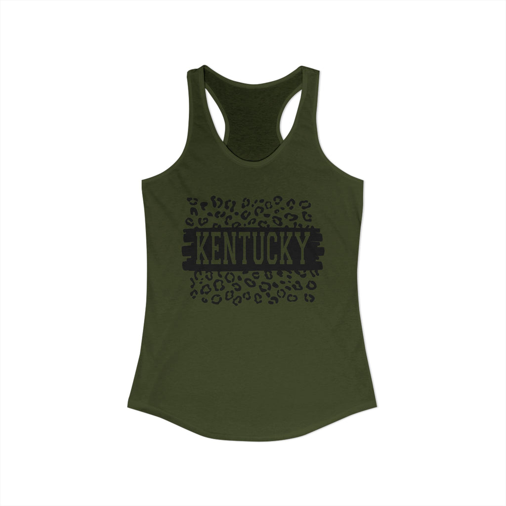 Women's KY Leopard Ideal Racerback Tank