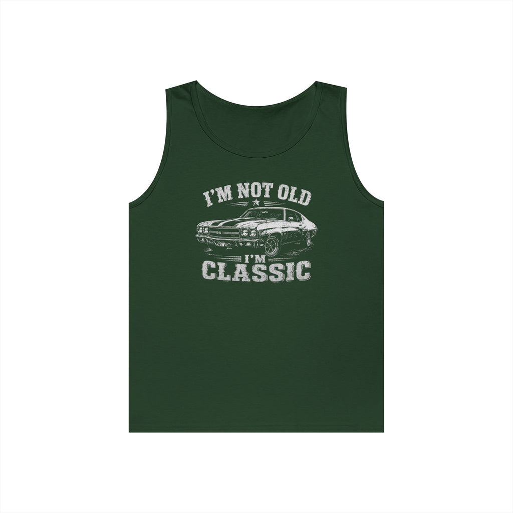 Not Old, Classic Heavy Cotton Tank Top