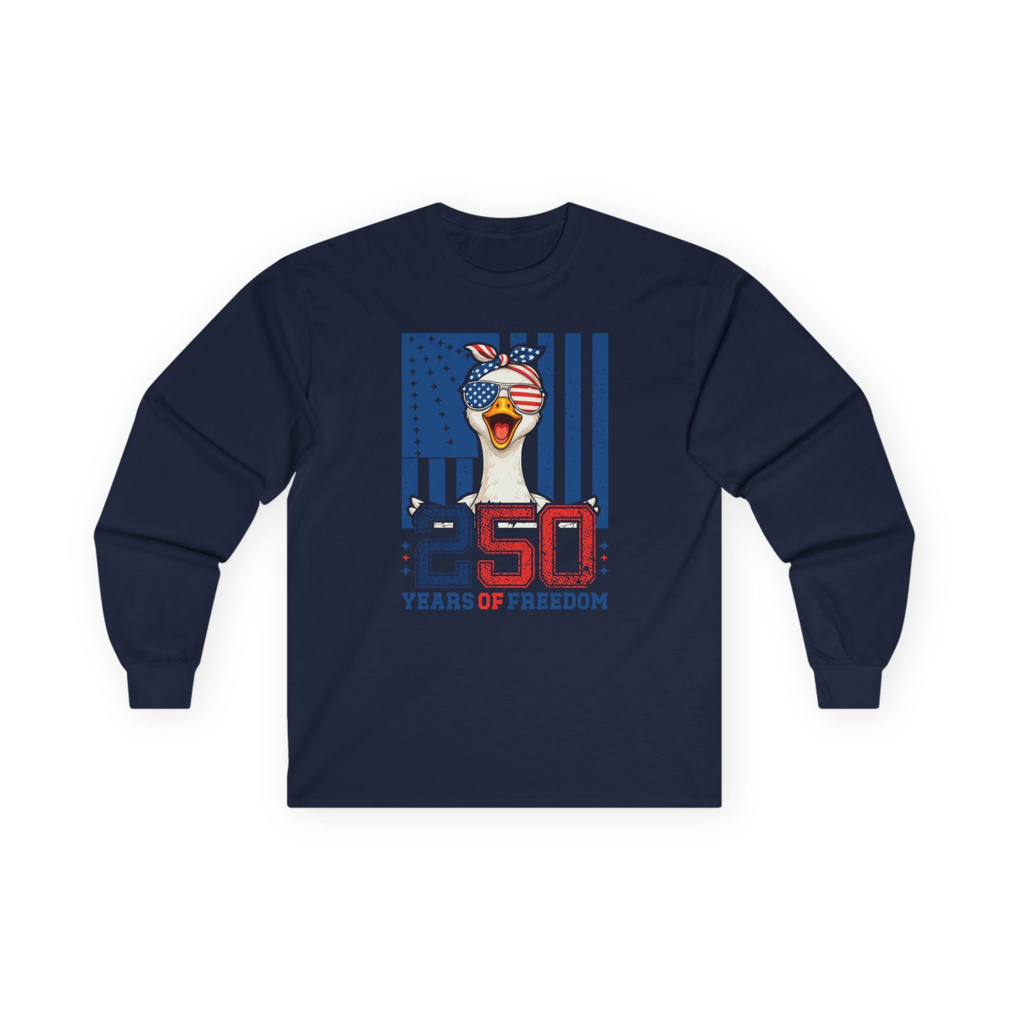 Celebration Goose Cotton Long Sleeve Tee