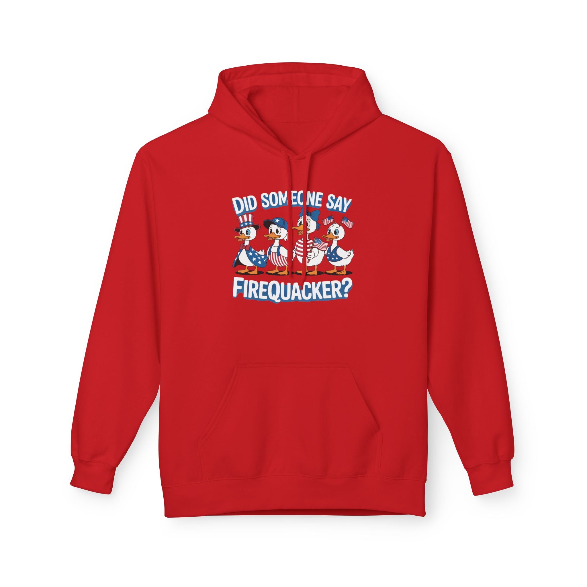 Firequackers Midweight Softstyle Fleece Hoodie