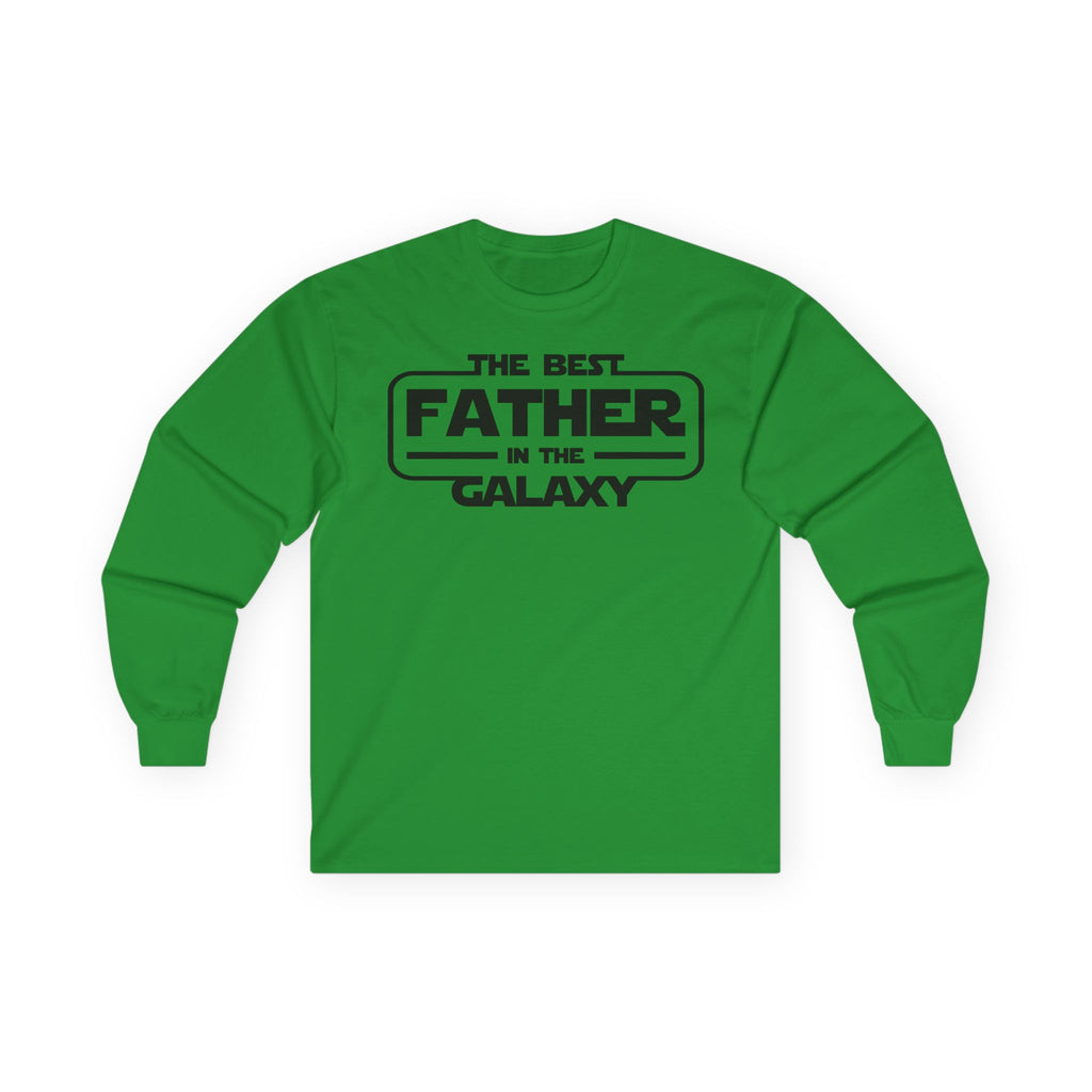 The Best Father In The Galaxy Cotton Long Sleeve Tee
