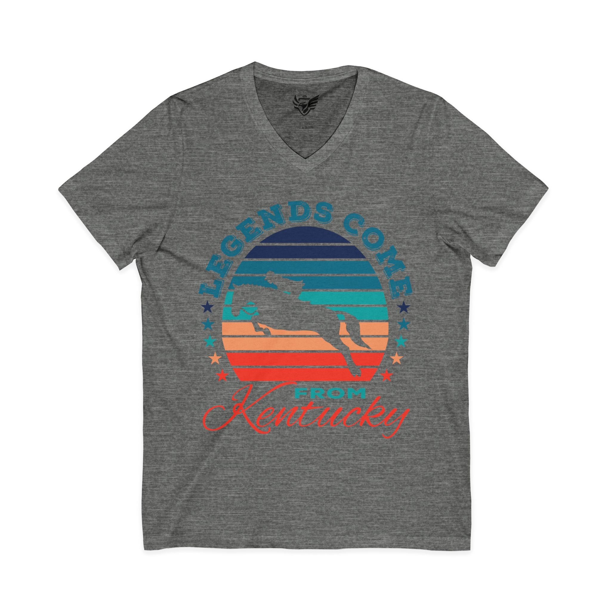 Unisex Legends 5 Star Jersey Short Sleeve V-Neck Tee