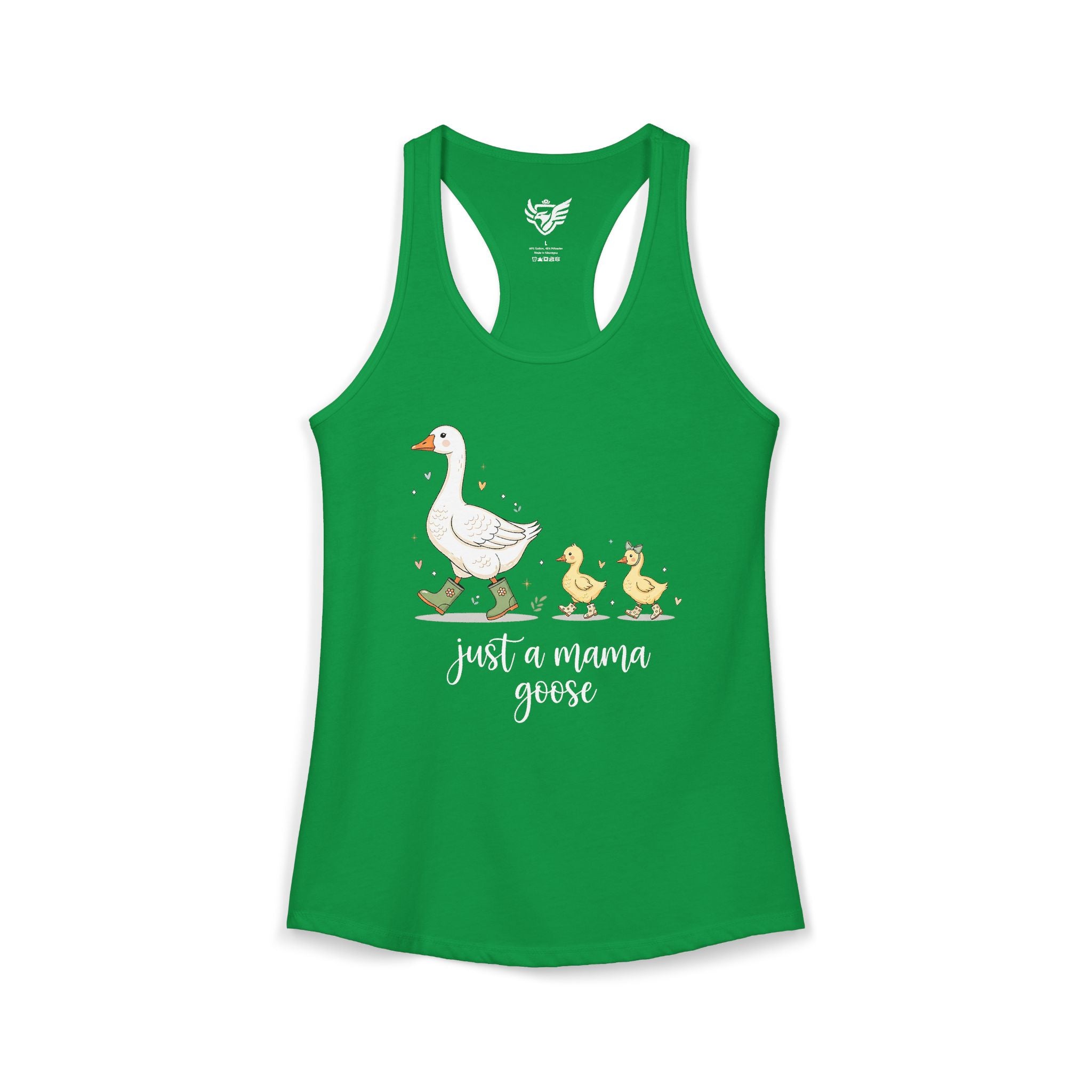 Just A Momma Goose Ideal Racerback Tank