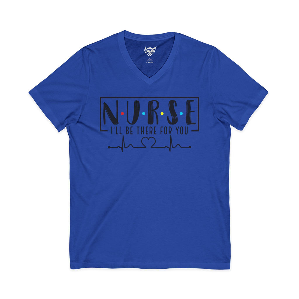 Friend's Theme Nurse Jersey Short Sleeve V-Neck Tee