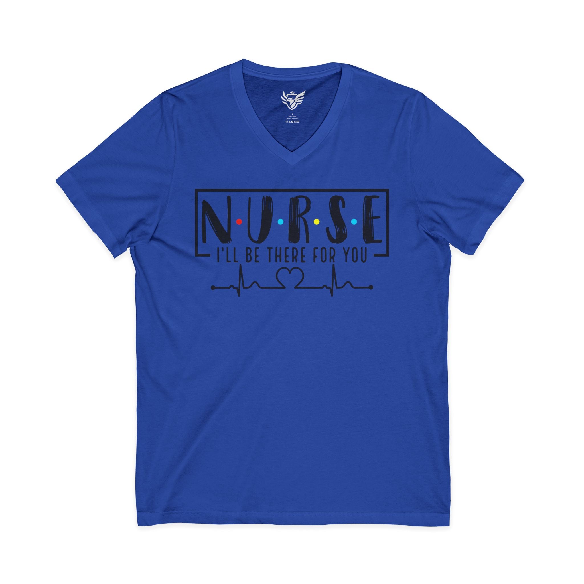 Friend's Theme Nurse Jersey Short Sleeve V-Neck Tee