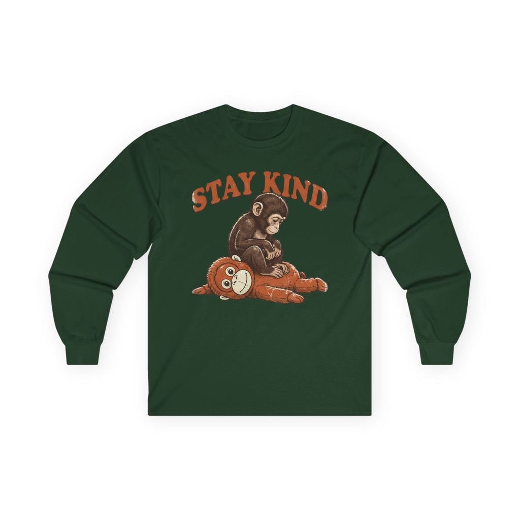 Stay Kind Cotton Long Sleeve Tee