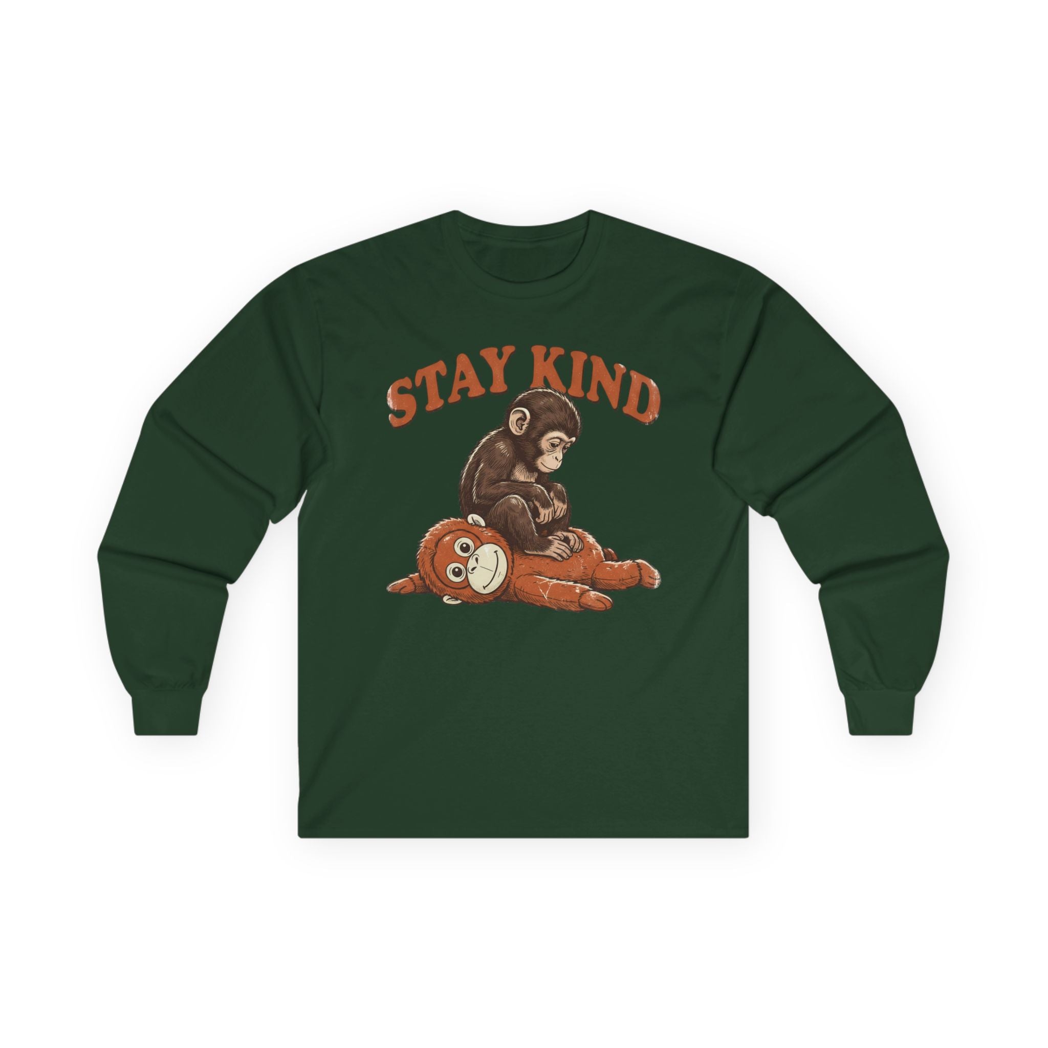 Stay Kind Cotton Long Sleeve Tee