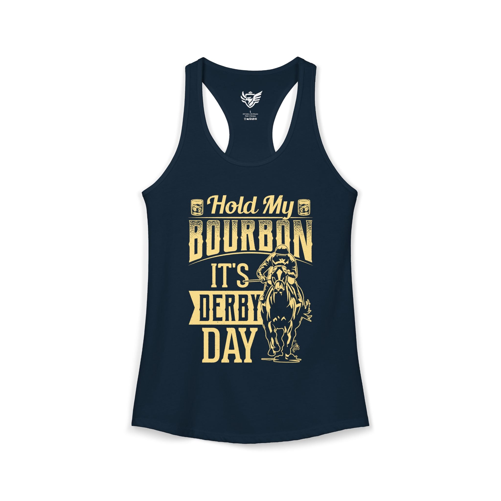 Derby Day Ideal Racerback Tank