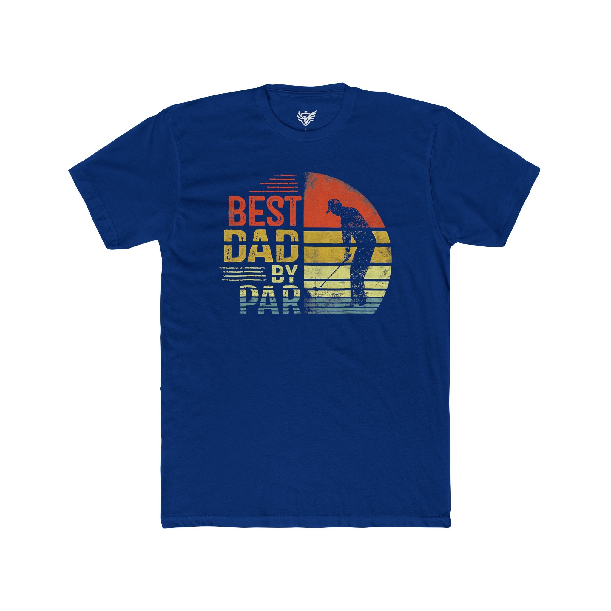 Best Dad By Par Cotton Crew Tee