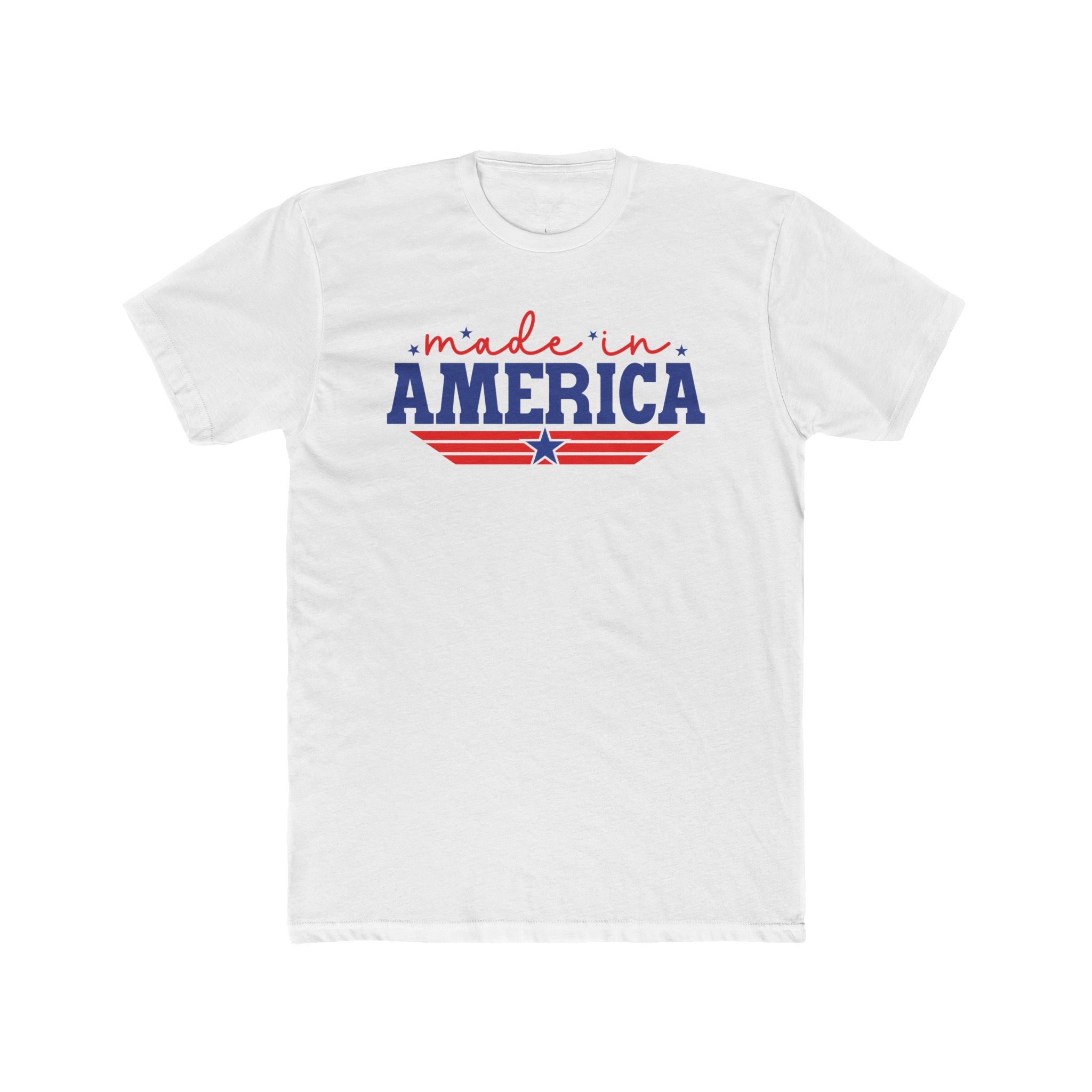 Made In America Cotton Crew Tee