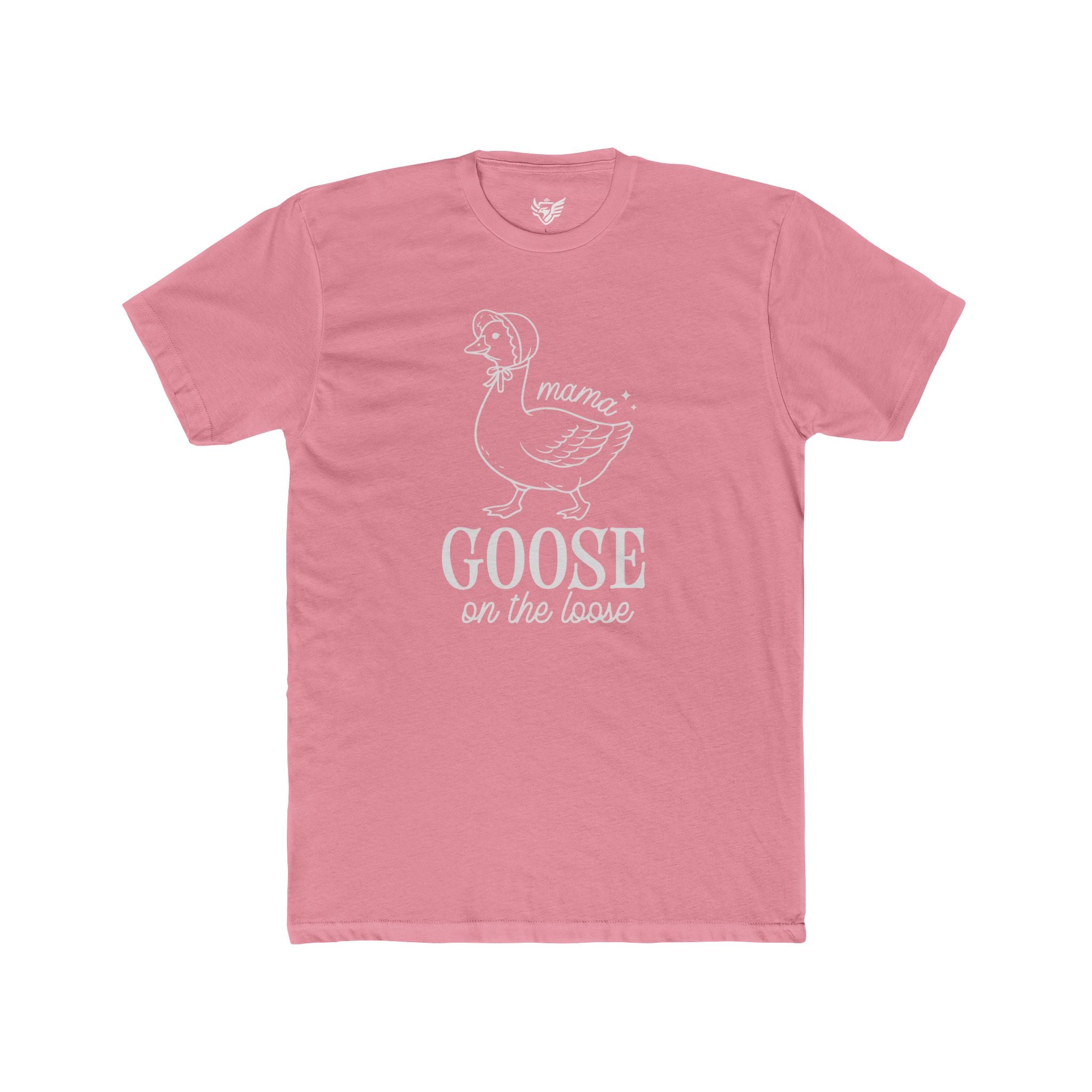 Mama Goose On The Loose Cotton Crew Tee