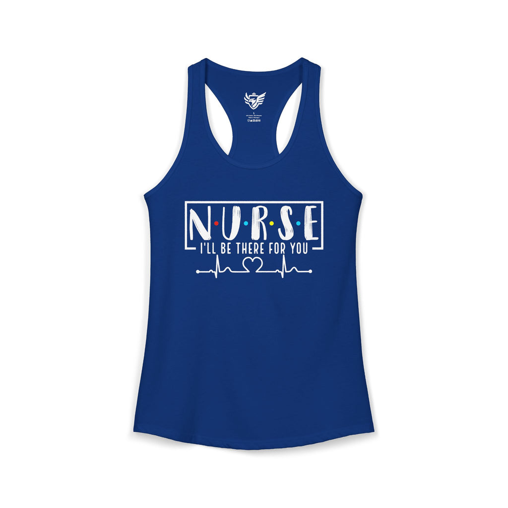 Friend's Theme Nurse Ideal Racerback Tank