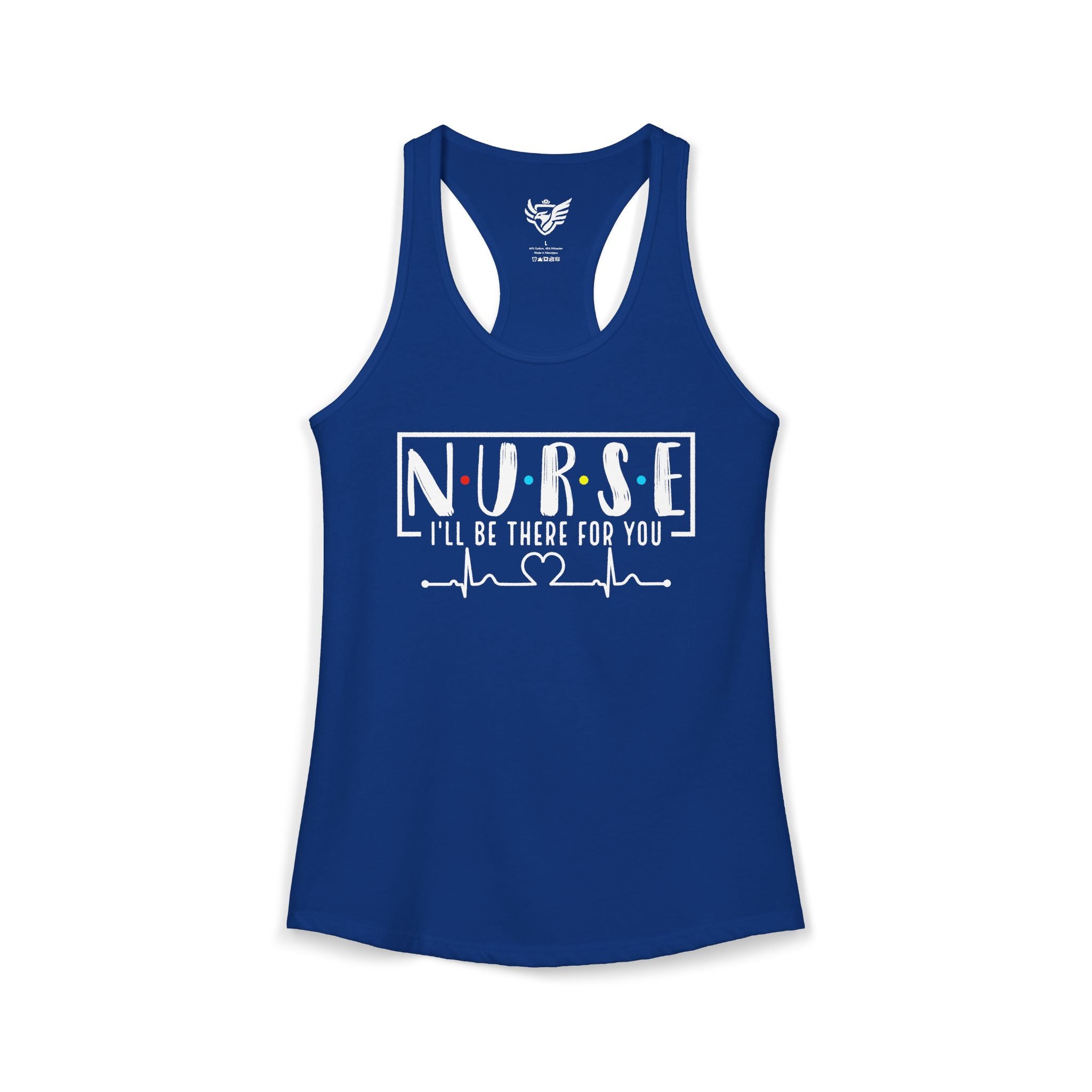 Friend's Theme Nurse Ideal Racerback Tank